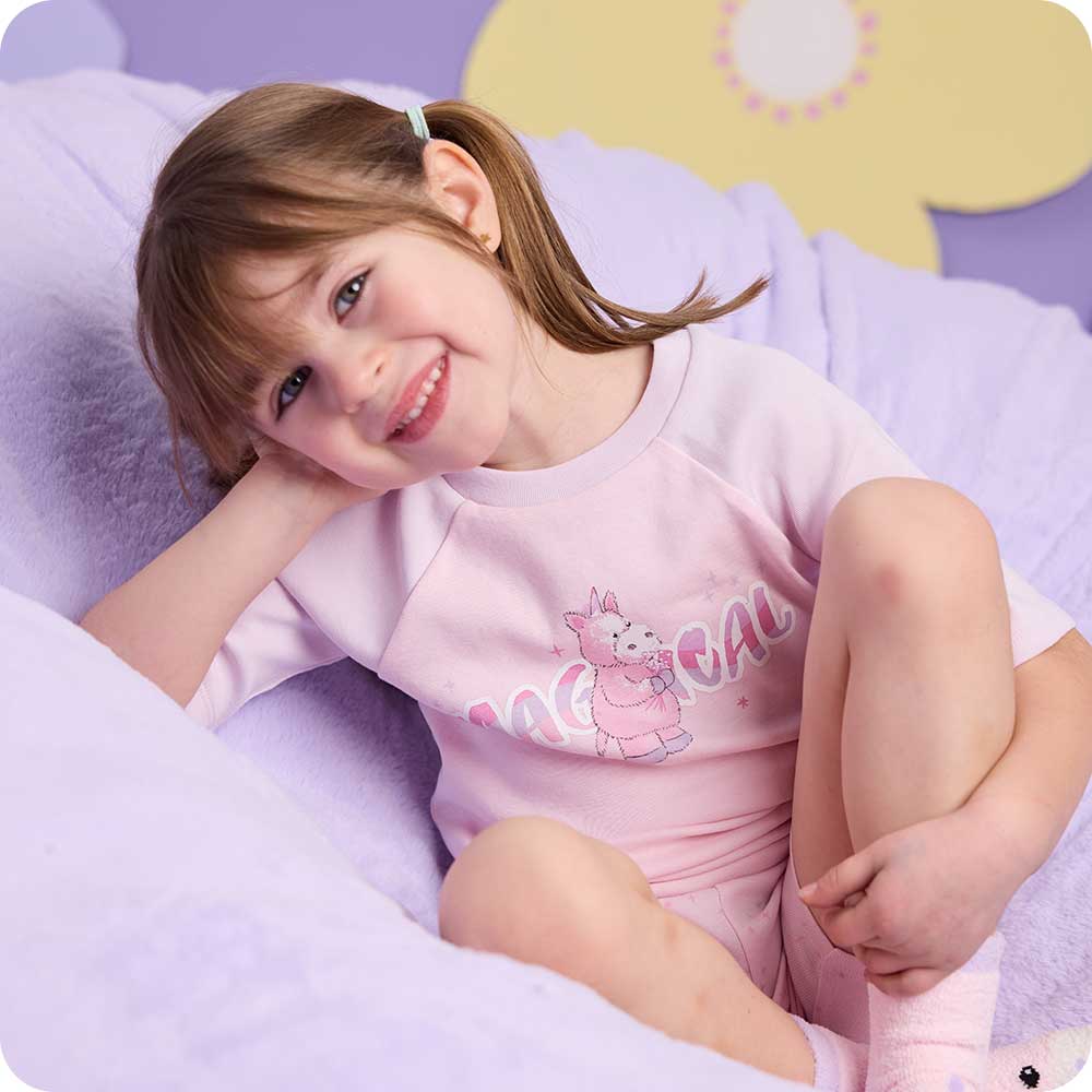 Unicorn Shorties Pajamas - Image 2