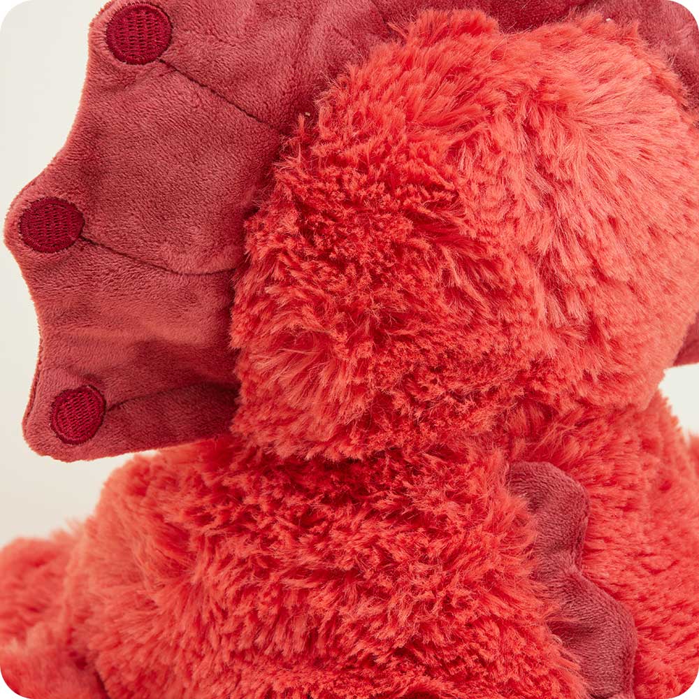 Red Triceratops Warmies - Image 8