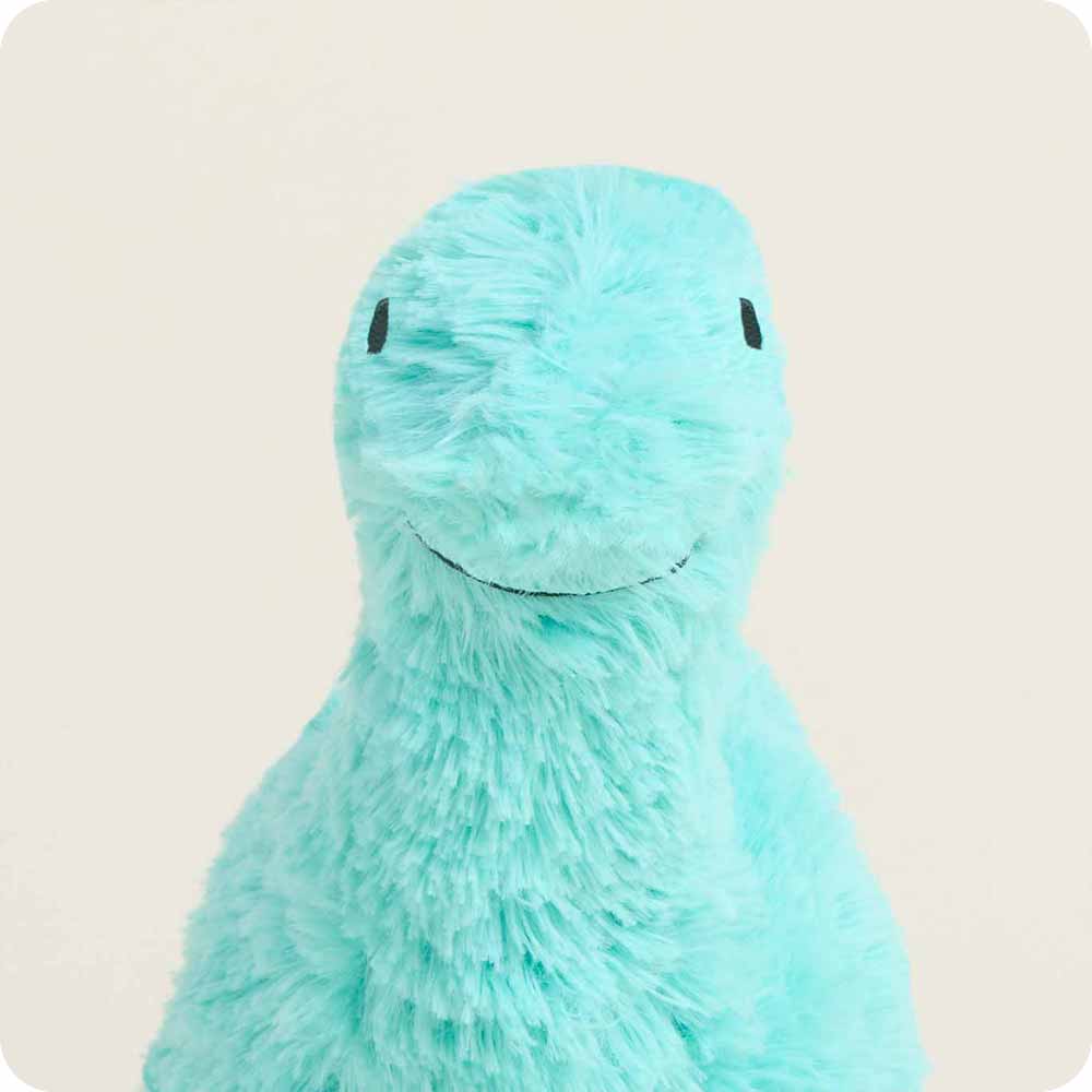 Teal Long Neck Dinosaur Warmies Junior - Image 2