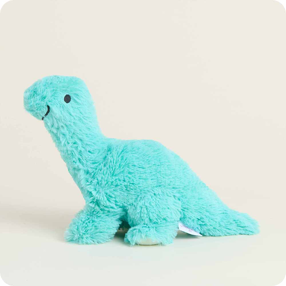 Teal Long Neck Dinosaur Warmies Junior - Image 4