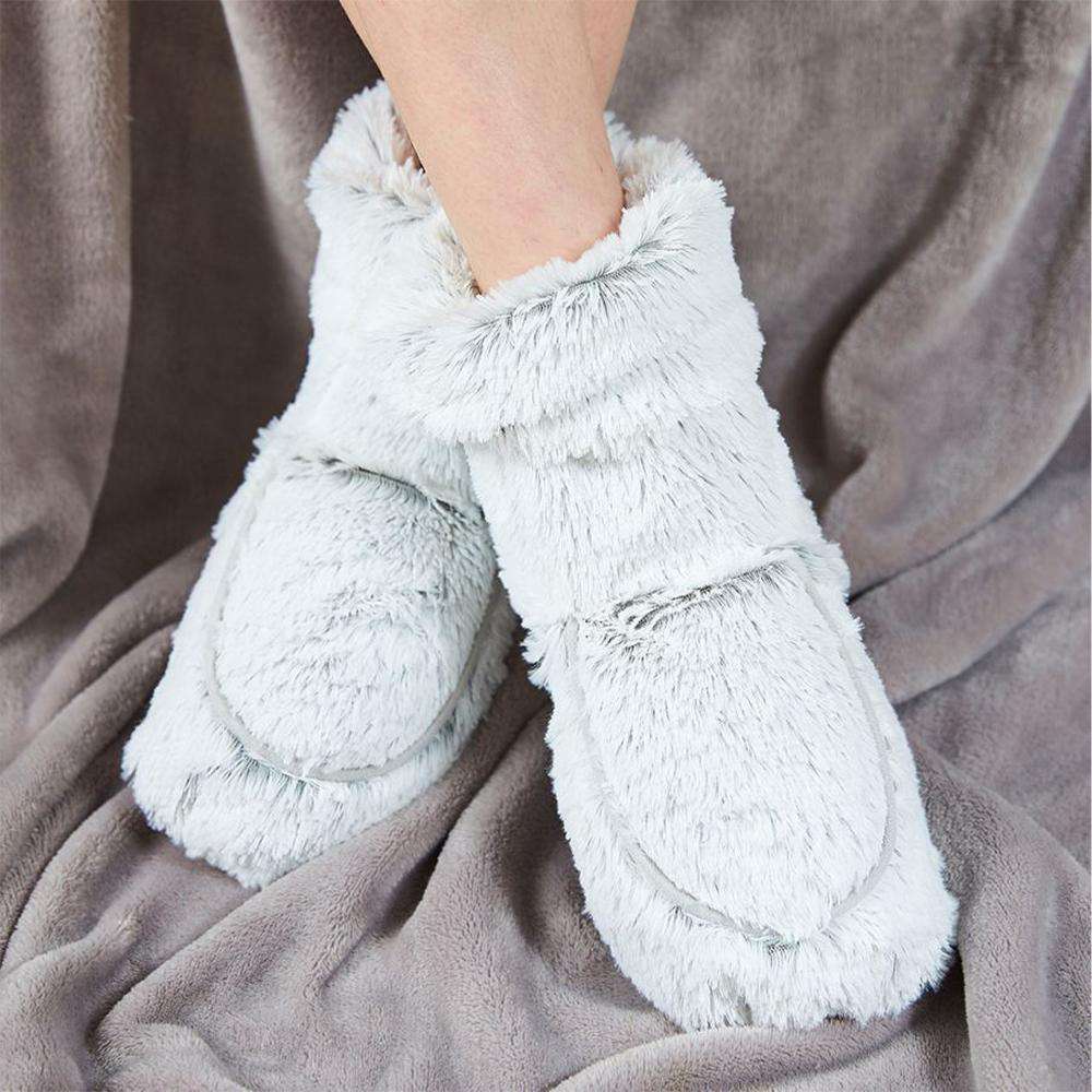 Marshmallow Gray Boots Warmies® - Image 3