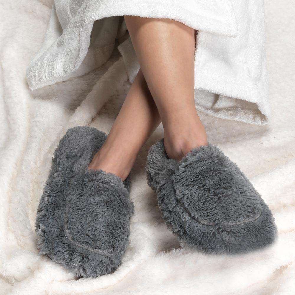 Gray Slippers Warmies® - Image 2