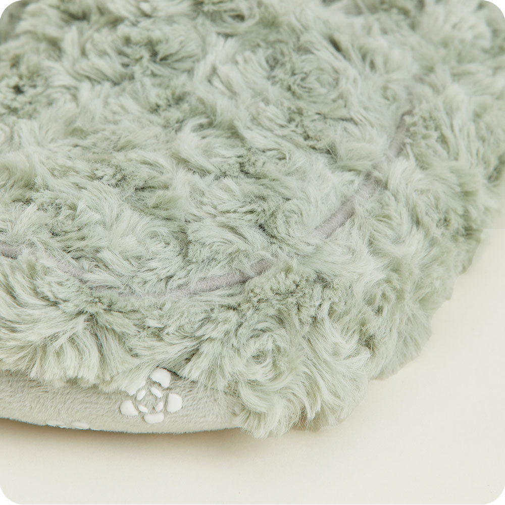 Curly Sage Green Slippers Warmies® - Image 3