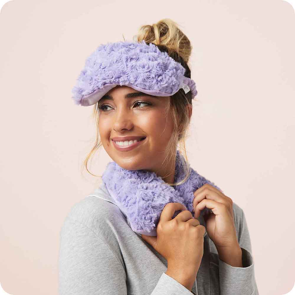 Curly Purple Neck Wrap Warmies - Image 2