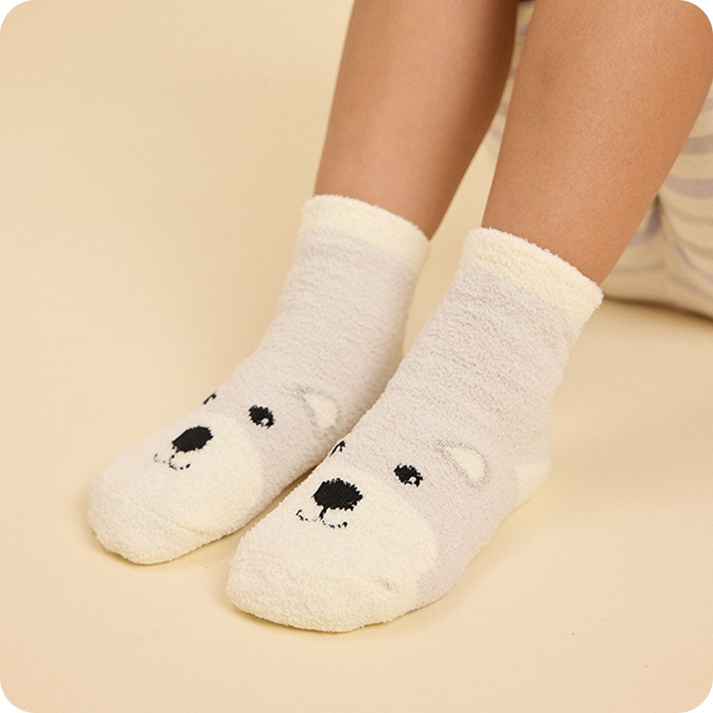 Marshmallow Bear No-Slip Socks - Image 3