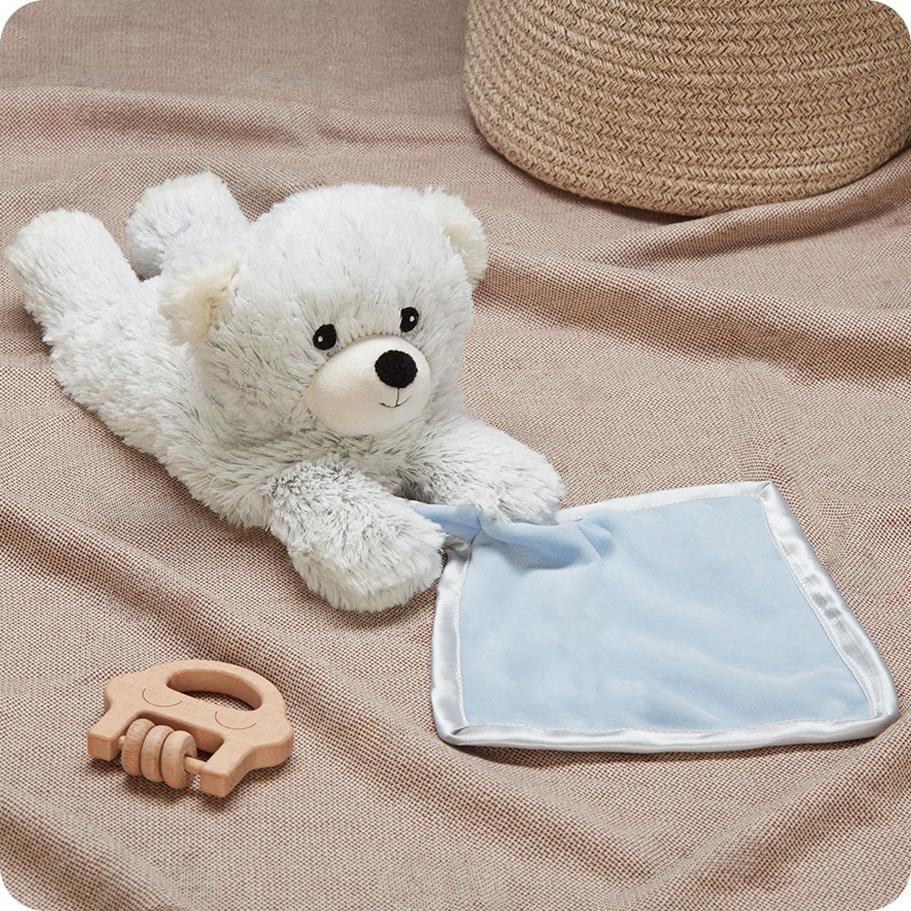 Marshmallow Bear Blankie Warmies - Image 2